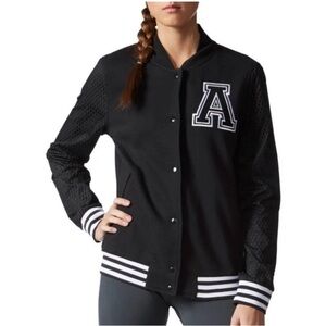 adidas Black and White Varsity Jacket